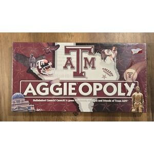 Texas A&M Aggieopoly Board Game Late for the Sky New Sealed Collegiate Edition